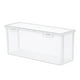 thumbnail image 2 of Fiudx Contenedor Hermético para Almacenar Pan, Organizador de Plástico Transparente, Dispensador Reutilizable para Panecillos, Solución para Almacenar Pan, Cereales y Refrigerios, Tamaño Compacto, 21, 2 of 6