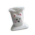 thumbnail image 1 of Soporte para gafas de sol con forro afelpado, práctico y de fácil acceso. Elegante estuche para gafas, ideal para el baño y decoración del hogar. Cachorro blanco, 1 of 5