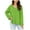 Green, variant on AOOCHASLIY Sweaters Fall Clothes Women Casual Fashion Solid Pullover Long Sleeve V-Neck Knit Tops Sweater