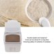 thumbnail image 4 of Contenedor de almacenamiento de alimentos de compartimento blanco Tanque de arroz sellado Transparente Caja de cereales de cereal de grano 5000ml arroz negro ANGGREK Otros, 4 of 8