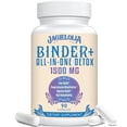thumbnail image 1 of Jagielolia All-in-One Detox Binder Supplement 1500 MG - High Bioavailability, Liver Gut Detox Cleanse with Activated Charcoal, Zeolite & Bentonite Clay for Toxins, Liver, Digestive, 90 Vegan Capsules, 1 of 5