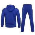 thumbnail image 2 of Men's Hooded Tracksuit 4 Piece Casual Full Zip Jogging Sweatsuit Sets(Middlei blue,XL), 2 of 5