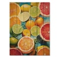 thumbnail image 3 of Designart "Food Citrus composition Popart" Farmhouse Print on Natural Pine Wood, 3 of 5