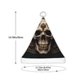 thumbnail image 3 of Bingfone Metal Style Horned Skull for Kids Christmas Hat Santa Hat for Boys Girls Teenager for Christmas New Year Xmas Festive Holiday Party Supplies Gifts, 3 of 6