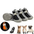 thumbnail image 2 of Zapatos impermeables antideslizantes para perros, botas para caminar, calcetines transpirables para gatos, patas de accesorios para mascotas, 4 unidades por juego, 2 of 4