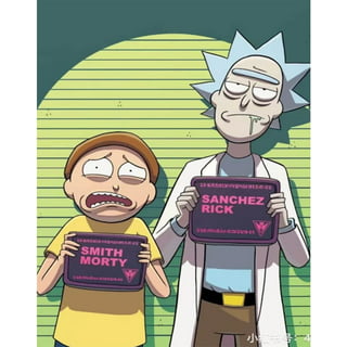 Angry Rick and Morty - Animations 5D Diamond Painting - DiamondByNumbers -  Diamond Painting art