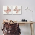 thumbnail image 2 of Stupell Industries Pink & Glam Butterflies Nature Animals & Insects Painting Gallery Wrapped Canvas Print Wall Art, Set of 2, 2 of 5