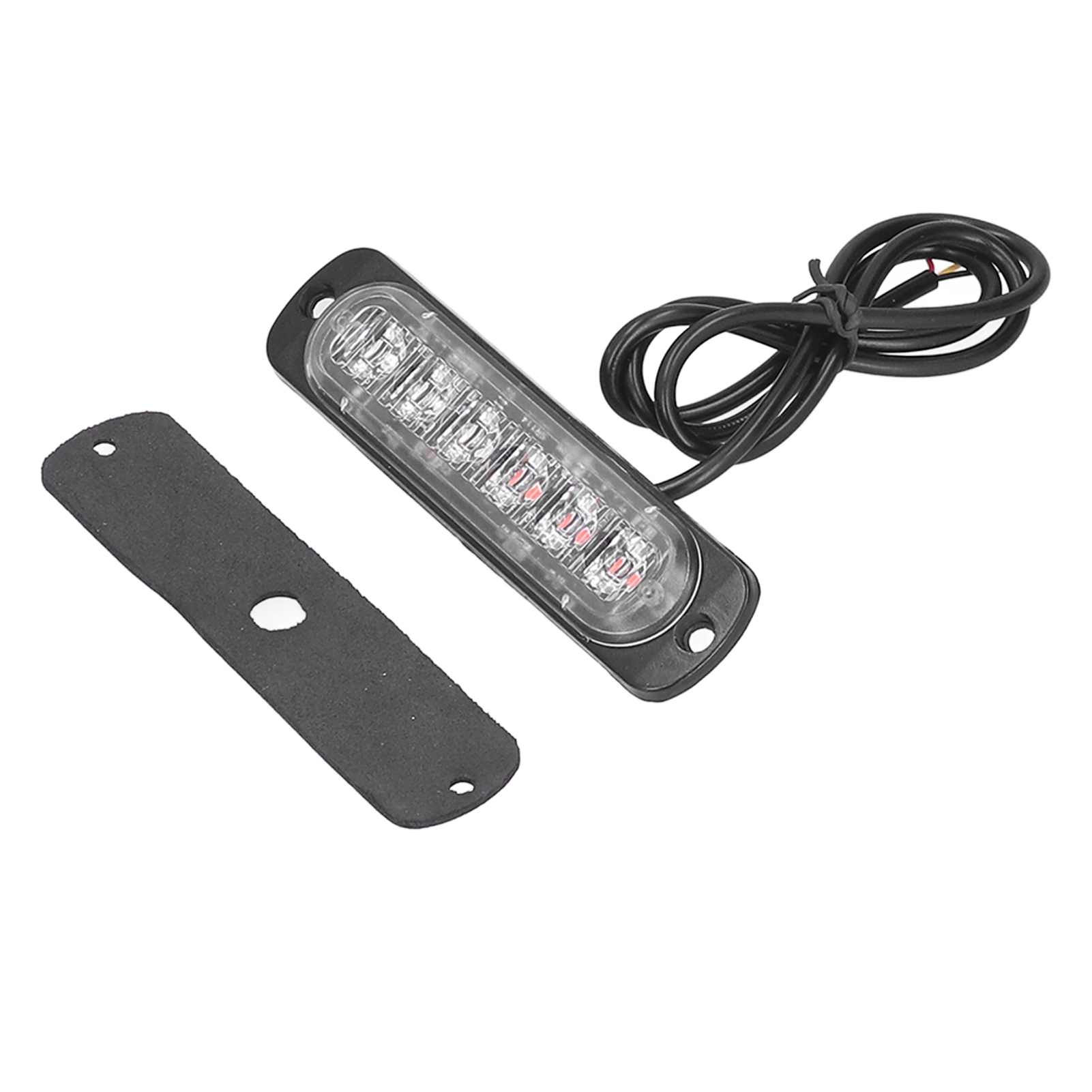 LED Side Flash Light, Red Blue Lights Alternately Universal Waterproof  Emergency Warning Lamp For Motorcycles For ATVs For Pickups
