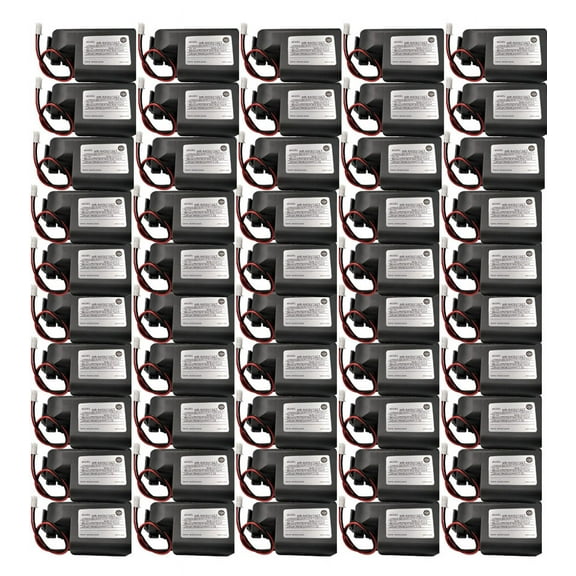50 Pcs MR-BAT6V1SET 2CR17335A WK17 6V 1650mAh PLC Battery for Mitsubishi MR-J4