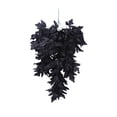 thumbnail image 2 of Halloween Decorations Outdoor, Artificial Maple Leaf Wreath, Wicker Harvest Festival Maple Leaf Decoration for Home and Outdoor Displays, 75cm/29.5in, 2 of 6