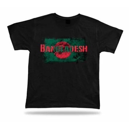 Bangladesh flag Tshirt T-shirt Tee top city nation map textile BASIC apparel