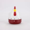 thumbnail image 4 of Unique Bargains Home Kitchen Cooking Chicken Shaped Mechanical Alarm Timer 60 Minutes White Red, 4 of 7