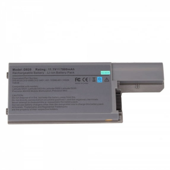 9-Cell 11.1V 7800mAh Extended Replacement Battery for DELL 310-9123,312-0393,312-0394,312-0401,312-0402,312-0538,451-10308,451-10309,451-10326,451-10327,999C5830F