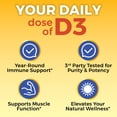 thumbnail image 5 of Viva Naturals High-Potency Vitamin D3 5,000 IU with Organic Liquid Coconut Oil, 360 Softgels, 5 of 8
