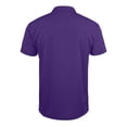 thumbnail image 3 of Men's Cutter & Buck  Purple Albuquerque Isotopes  Clique Spin Eco Performance Pique Polo, 3 of 3