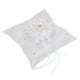 thumbnail image 4 of Almohadilla de de Satinado con Cinta con Perlas Artificiales Blanco Decoración de Cama de Sunnimix Almohada de anillo, 4 of 8