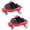 Red, variant on FEISHENTT Heavy Duty Knee Pads with 360 Swivel Casters and Gel Cushioning for Unisex Adult Protective Gear 2PCS