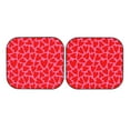 thumbnail image 7 of Qekee Red Love Heart Foldable Car Sun Shade - 2-Pack, Car Windshield Sunshades, Foldable - Medium, 7 of 7