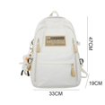 thumbnail image 3 of Multifunctional Nylon Student Backpack Large Capacity Anti-theft School Bag Lightweight Teenage School Backpack, 3 of 5