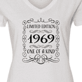 thumbnail image 4 of Inktastic Limited Edition 1969 One of a Kind Women's V-Neck T-Shirt, 4 of 5