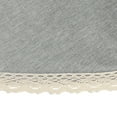 thumbnail image 5 of REGALWOVEN 1 Pack Round Tablecloth, Water-Proof Lace TPU Table Cover for Kitchen, Grey 55 inch, 5 of 6