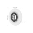 thumbnail image 2 of SOPOTUTU 8pcs Sliding Door Wheels Replacement with Easy Installation for Shower Room Hardware, 2 of 6