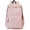 Pink, variant on PRIYAL Solid Color Lightweight Casual Unisex Backpack for Daily Use,Work,Travel