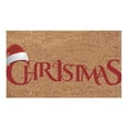 thumbnail image 2 of ToyKingdee Christmas Doormat, Farmhouse Happy Welcome Doormat, Home Christmas Decoration Non Slip Visual Holiday Area Rug Indoor Floor Decoration, 2 of 2