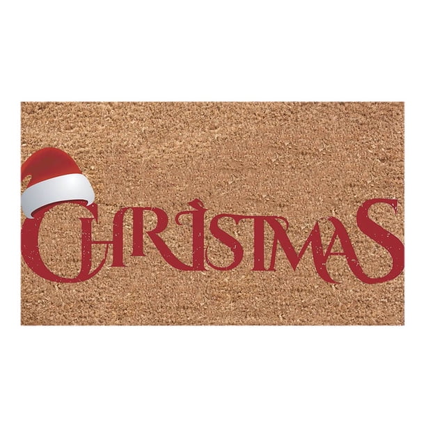 Alfombra de la Puerta de Navidad Al Aire Libre Nueva Alfombra de Piso de Navidad, Alfombra Antideslizante de la Puerta Del Baño de la Cocina, Alfombra de Piso de 40 * 60cm para el Piso