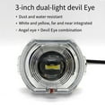 thumbnail image 6 of yaaqii Motorcycle Headlight 3 Inch 30W Plus Devil Led Aluminum Waterproof Headlight, 6 of 10