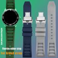 thumbnail image 2 of Correa de caucho fluorado para Seiko IWC Rolex Waffle Strap Bracelets Fashion Universal Mens Diver Silicone Sports Watch Band 20 22mm, 2 of 5