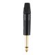 thumbnail image 5 of Chapado En Oro 100Pcs Plug Mono Professional 2 6.35 mm 6.5mm Jack Estéreo Enchufe 6.35mm Jack Negro, 5 of 8