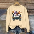 thumbnail image 3 of Halloween Sweatshirt Women Horror Movie Pumpkin Cat Graphic Sweatshirts Halloween Shirts Fall Crewneck Tops, 3 of 3