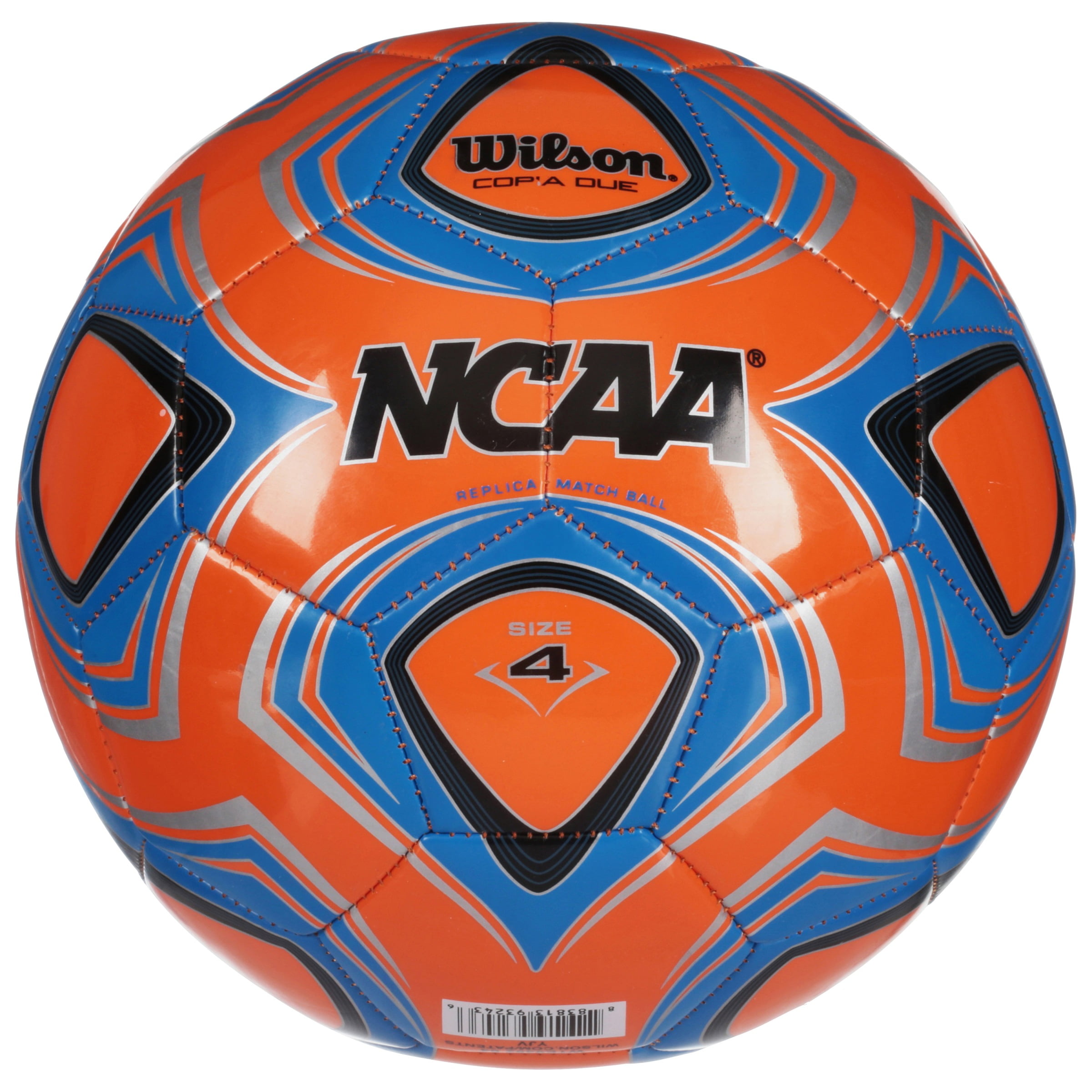 Size 4 Orange Wilson NCAA Copia II Soccer Ball 