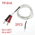 thumbnail image 3 of Sonda De Alambre Sonda de sensor de termopar de prueba de temperatura de cable de 100 cm de longitud tipo K TP-01A, 3 of 8