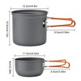 thumbnail image 3 of Kit De Utensilios De Cocina Para Acampar Juego de utensilios de cocina para acampar Ahorre espacio Juego de utensilios de cocina portátiles para viajes de picnic (naranja) Tmvgtek Para Estrenar, 3 of 6