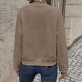 thumbnail image 5 of Kezqiaxn Bomber Jacket Women Fashion Clothing Solid Long Sleeve Casual Lightweight Jackets Fall Zip Up Coats for Women, 5 of 8