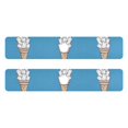 thumbnail image 7 of Yayeee Faucet Mat for Kitchen Sink 30" Diatomite Long Splash Guard Pad, Ice Cream Cat, 2 Pack, 7 of 7