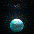 thumbnail image 6 of Yescom 12" Large Disco Ball with Motor Rotating 6RPM 18 RGBW LED Lights for 70s 80s Party Wedding Event Holiday Decor, 6 of 7