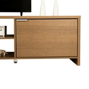 Madesa TV Stand Large Media Console with Cable Management for 65, 75 Inch Media Storage Gaming Living Room Entertainment Center Modern Wooden Television Cabinet - Rustic