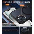 thumbnail image 5 of for iPhone 15 Plus Case: Strong Magnetic Phone Case with Screen Protector | Camera Protector Translucent Matte Slim Shockproof Protective Drop Protection Phone Cover 6.7 inch, 5 of 14