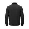 thumbnail image 5 of Awdenio Men Clothing Quarter Pullover Sweaters Casual Stand Collar Sweatshirt Long Sleeve, Business Dress, 5 of 7