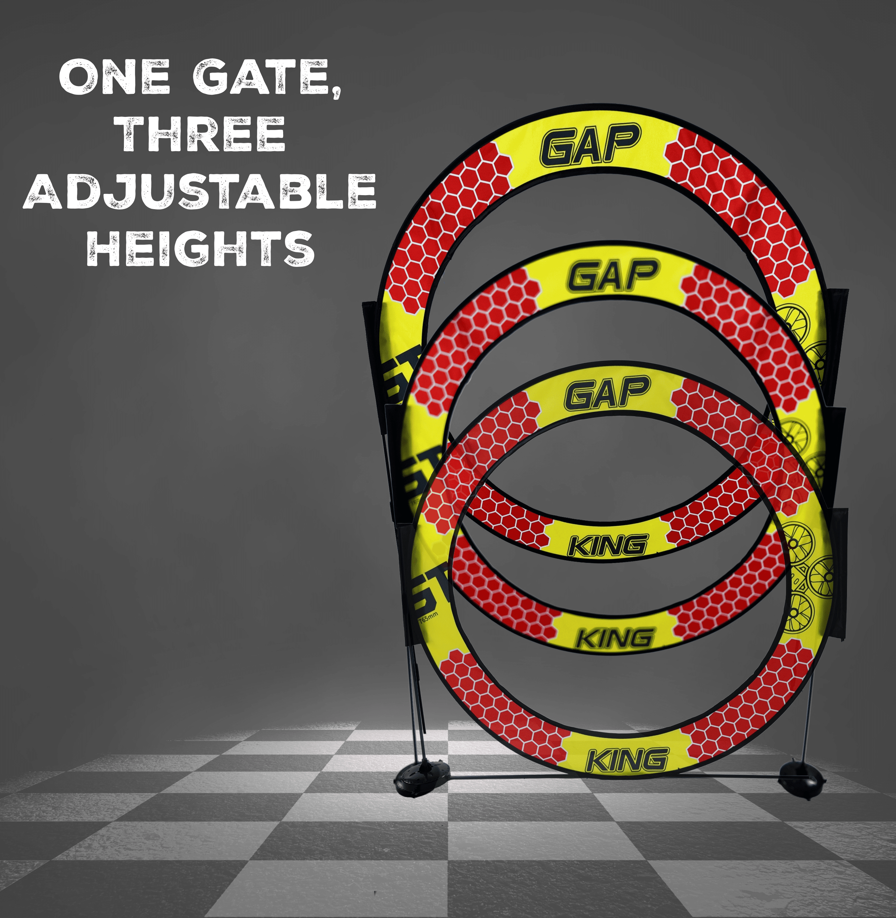 Gap King FPV Drone Racing Gate – 765mm Indoor/Outdoor Training Gate for DJI Avata, Cinewhoop & Tiny Whoop