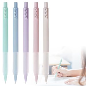 ZTTD Stylo gel, 1Pc 0.5mm Quick Dry Black Enk Fine Point Stylos d'écriture en douceur haut de gamme Series Point de balle pour les fournitures de bureau, couleur aléatoire