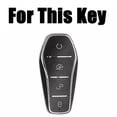 thumbnail image 2 of Zinc Alloy Leather Car Key Fob Case Cover Bag For BYD Song Qin Han EV FOR Tang, 2 of 5