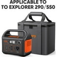 thumbnail image 4 of Jackery Upgraded Carrying Case Bag for Explorer E240/E290/E300Plus/E500/E550 Portable Power Station - Small, Black, 4 of 6
