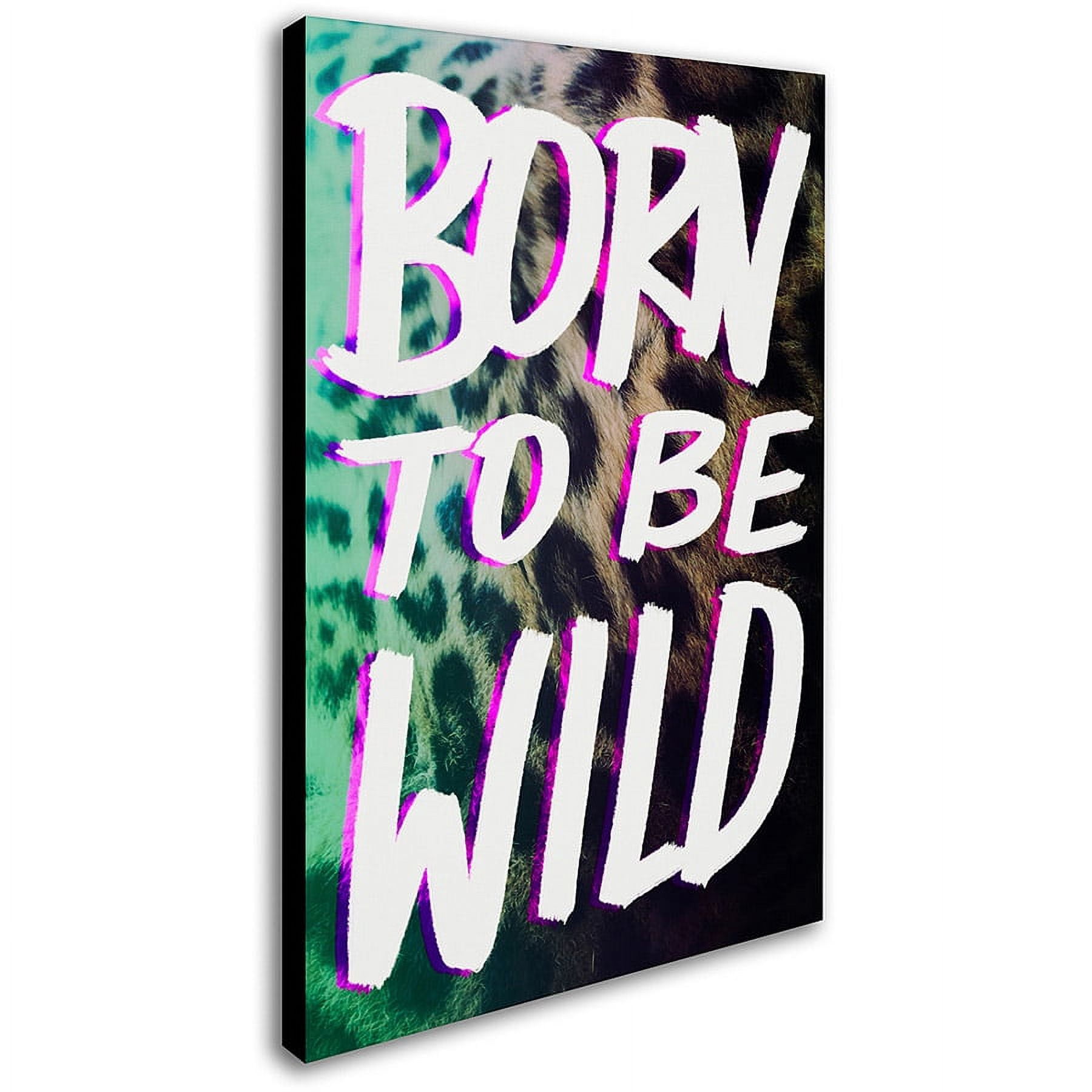Trademark Fine Art "Born to be Wild 2" Canvas Art by Leah Flores