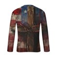thumbnail image 4 of Amzcrzy - Sudadera Para Hombre, Informal, Cuello Redondo, Manga Larga, Camiseta Estampada, Blusa, Multicolor, 4Xl, 4 of 5