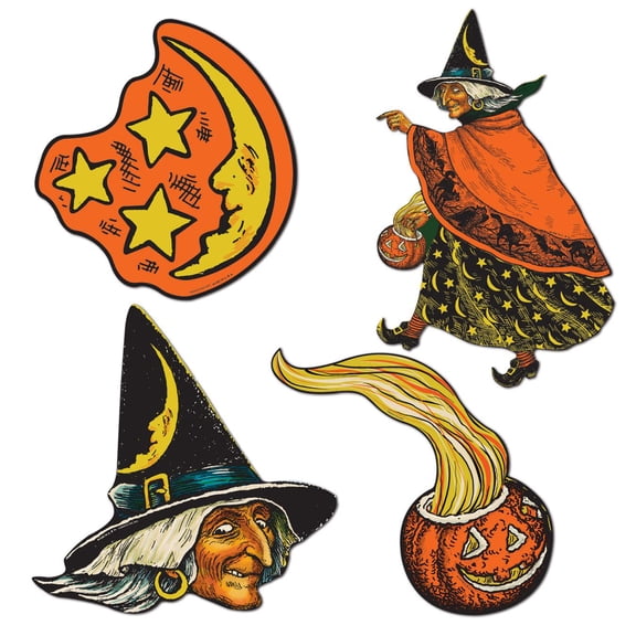 Beistle Halloween Cutouts (Case of 48) Combo Pack