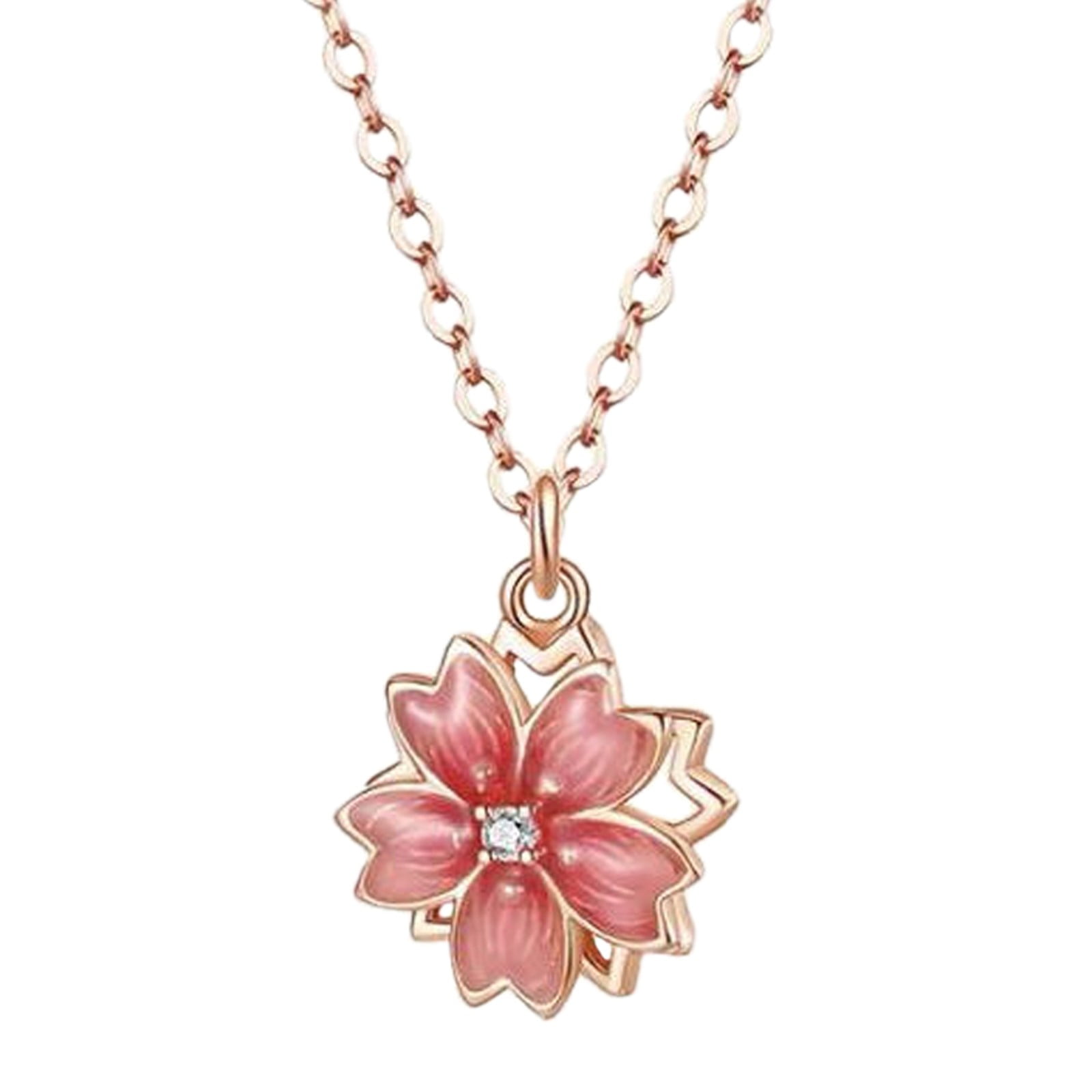 Peach Blossom Necklace